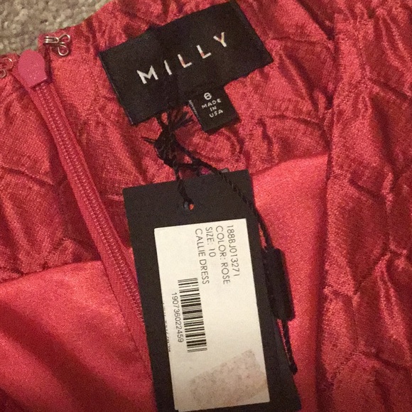 Milly Callie Pencil Dress In Italian Jacquard - Picture 6 of 10